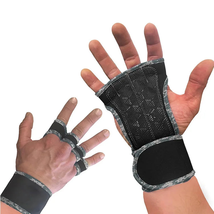 2025 Wholesale Half Finger Fitness Workout Sports Bodybuilding Training Custom Logo Cycling Gym Weight Lifting Gloves Men