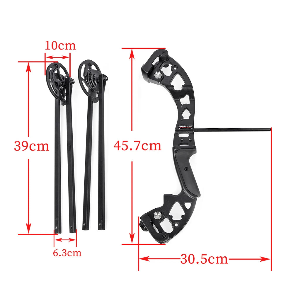 30-55lbs Black Hunting Shooting Bow M131 Compound Bow for Human Outdoor Hunting
