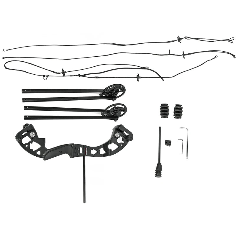 30-55lbs Black Hunting Shooting Bow M131 Compound Bow for Human Outdoor Hunting