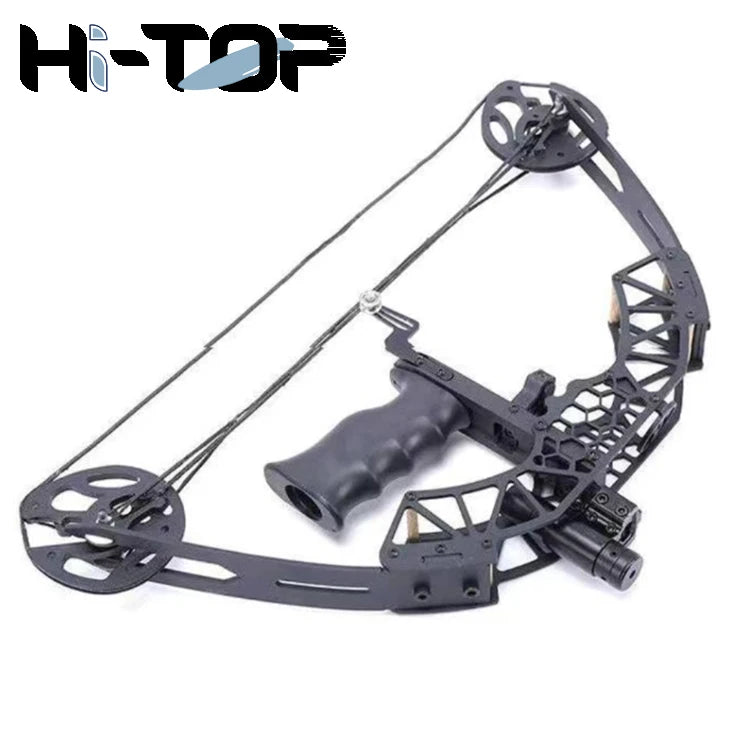 Hi Top Black 45Lbs Mini Compound Bow Archery China Compound Bow Mini Bow and Arrow Set for Hunting
