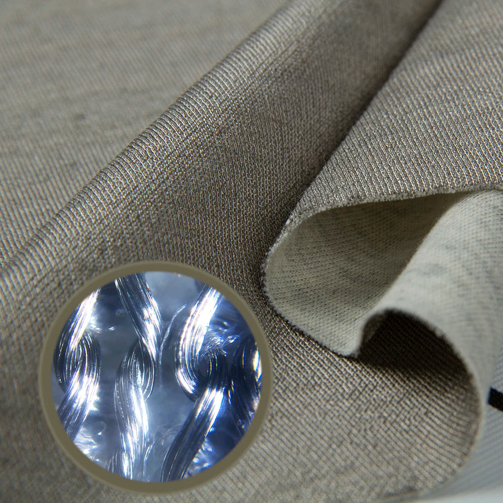 Block EMF  Anti-Radiation Shielding Silver Fiber High Protection Hoodie with Face Protect