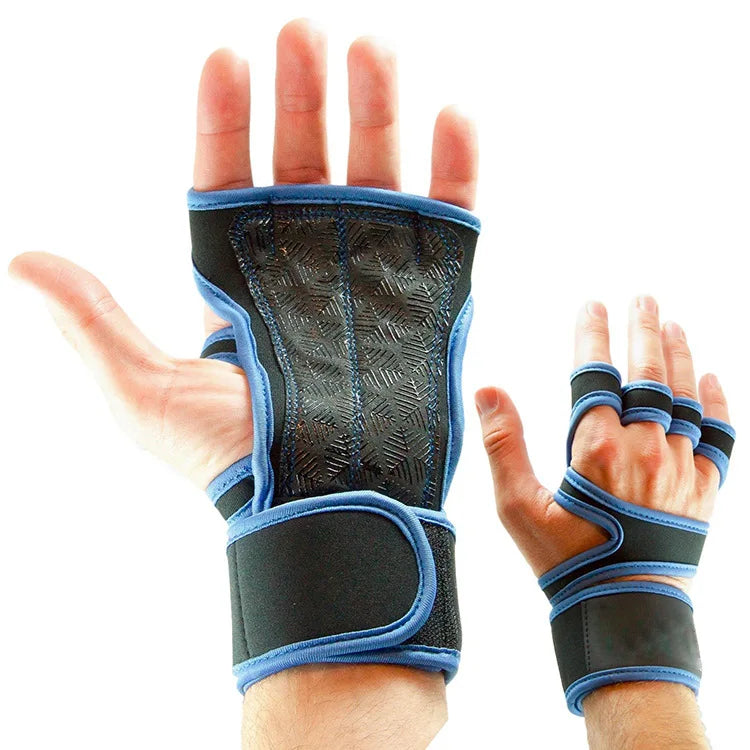 2025 Wholesale Half Finger Fitness Workout Sports Bodybuilding Training Custom Logo Cycling Gym Weight Lifting Gloves Men