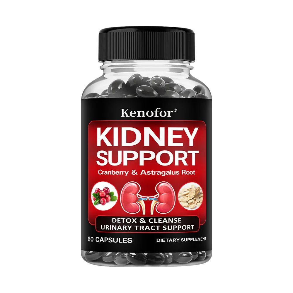 Kidney Support Cleanse Detox Supplement - with Cranberry and Astragalus Root - Supports Urinary Tract and Bladder Health
