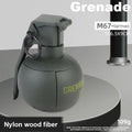 Grenade en Nylon réutilisable modèle M67 Burst Mine Grenade d'eau rebondissante fumée Grenade et autres 10 Airsoft différents