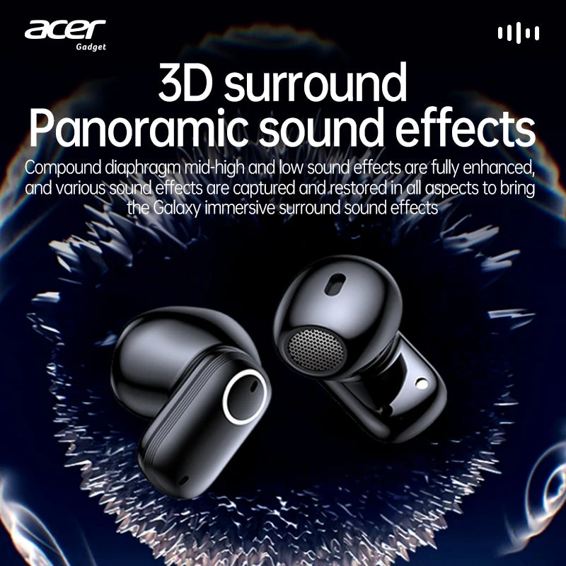 [Official Acer Product] Ohr501 Wireless Bluetooth Earphones In-Ear Design Comfortable for Wearing Sports Running Fitness Mobile Phone Tablet Laptop Multi-Device Compatible Recommended Gift for Lovers