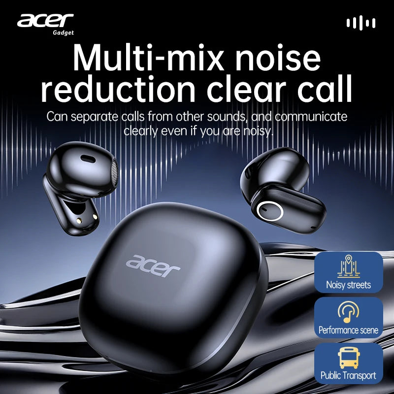 [Official Acer Product] Ohr501 Wireless Bluetooth Earphones In-Ear Design Comfortable for Wearing Sports Running Fitness Mobile Phone Tablet Laptop Multi-Device Compatible Recommended Gift for Lovers