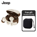 Jeep EW133 TWS Earphones Bluetooth 5.4 Noise Reduction Gaming Low Latency Earbuds HD Call With Mic Sports Headphones