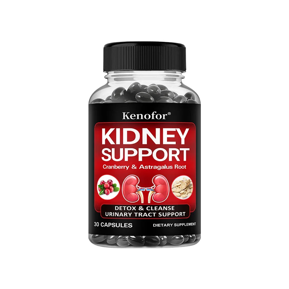 Kidney Support Cleanse Detox Supplement - with Cranberry and Astragalus Root - Supports Urinary Tract and Bladder Health