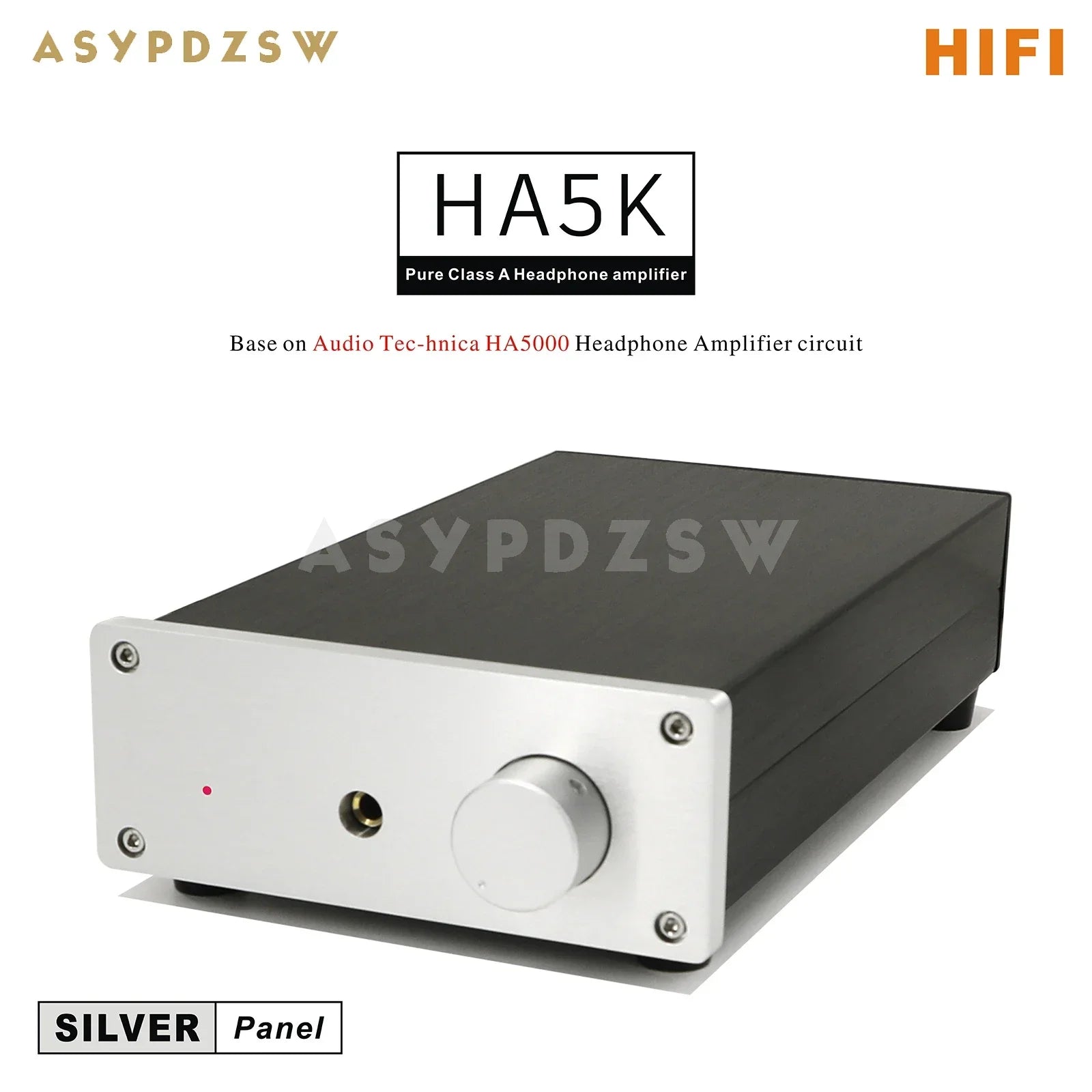 HA5K FET Pure Class A Headphone amplifier Base on Audio Tec-hnica HA5000 Amp circuit