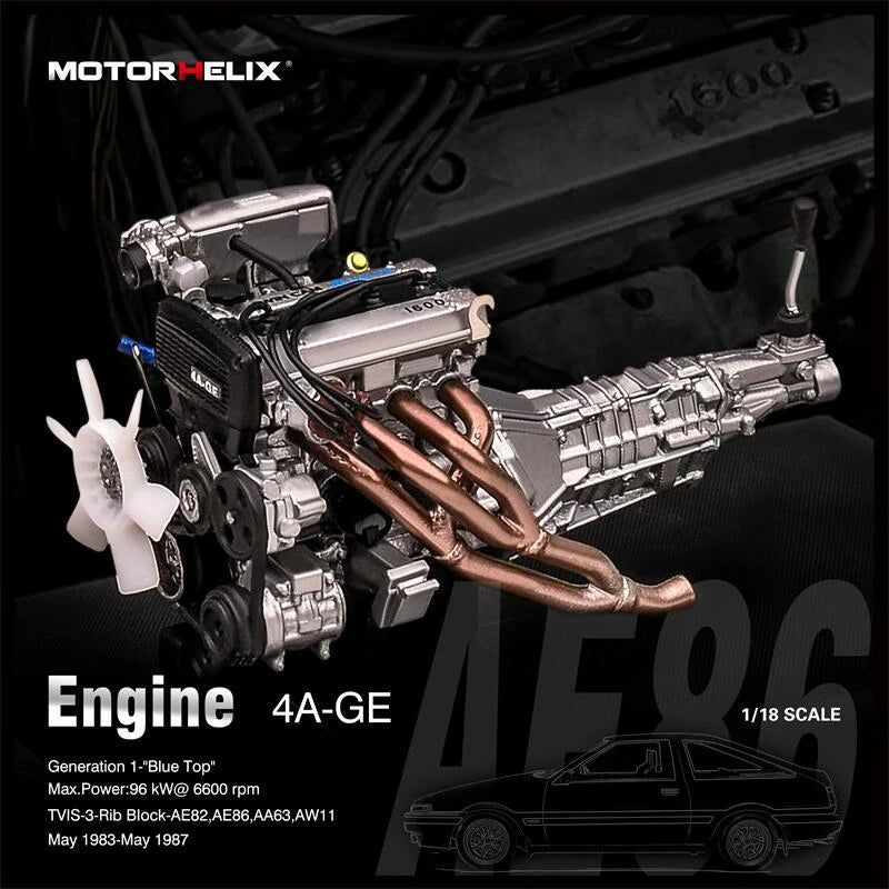 Motorhelix MH  1:18 Engine ABS Model