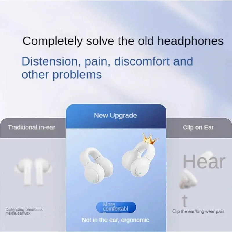 New Model 2026 X51 Wireless Earbuds Bluetooth Headset Charging Earphones Bone Conduction Headphones Sport With Mic free