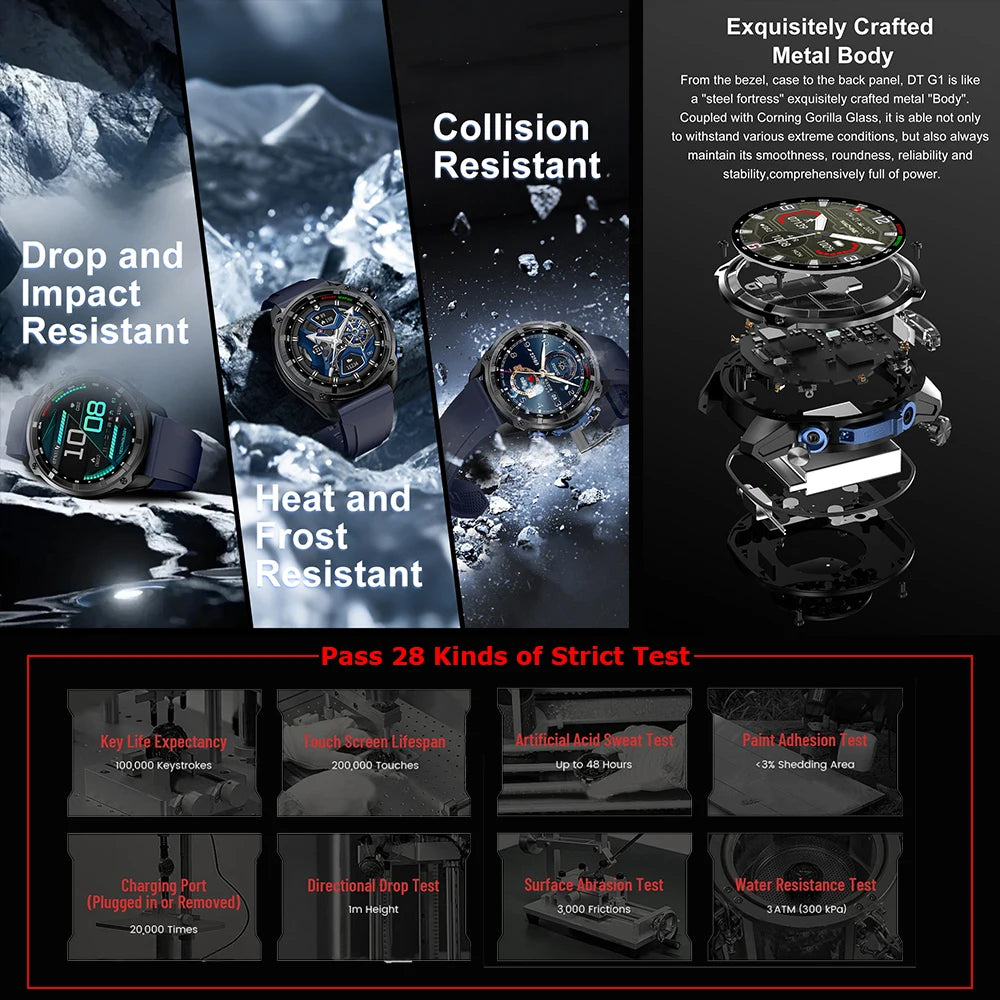 NEW 2025 GPS Smart Watch with Offline Maps 4GB Memory Video Player Military Sports Smartwatch Men 30m Swimming Waterproof AMOLED