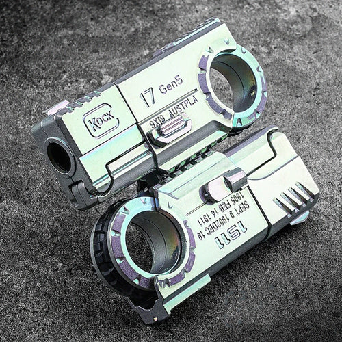 EDC Toy Fidgets Toy Spinner Metal Ratchet Rotation Ring Black Tech Fidget Gear Gadget Tool Stress Relief Anti-Anxiety For Adults