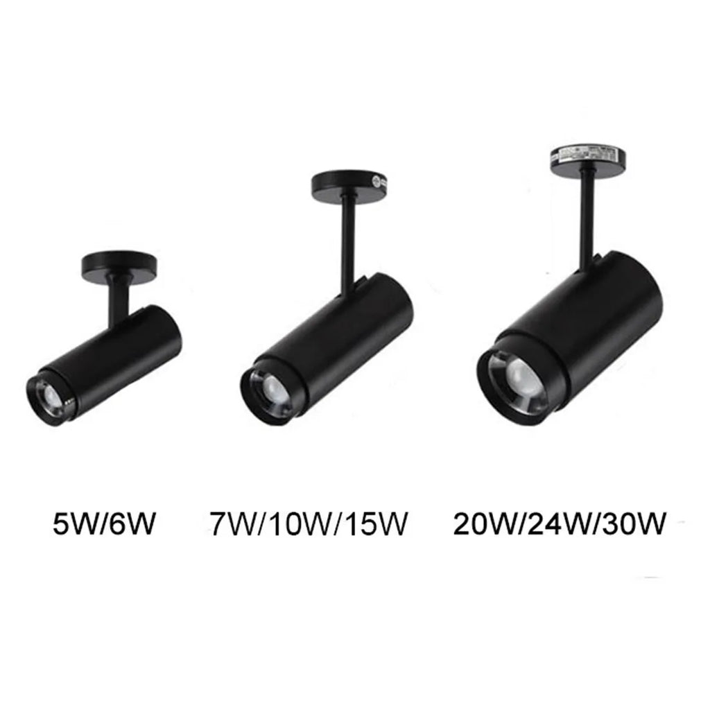Modern LED Track Spotlights,Zoom ceiling or rail lamp,Adjustable  5/7/10/15/20W Rail Spot,LED Tracking Lights,Rail Lamp Art Deco