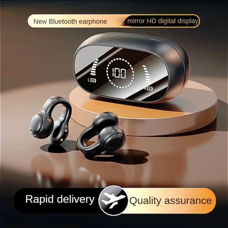 New Model 2026 X51 Wireless Earbuds Bluetooth Headset Charging Earphones Bone Conduction Headphones Sport With Mic free