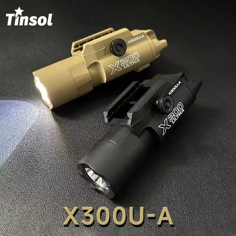 TINSOL X300U-A Multi - functional Tactical Light: Fits 20mm Rail, for Toy Airsoft Guns, Hunting, CS Matches & Wargames