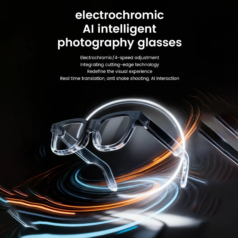 New 2026 Sunglasses Smart Glasses 800W Camera Recording Video AI Photo Recognition Answer Translation 320mAh Music Smart Glasses