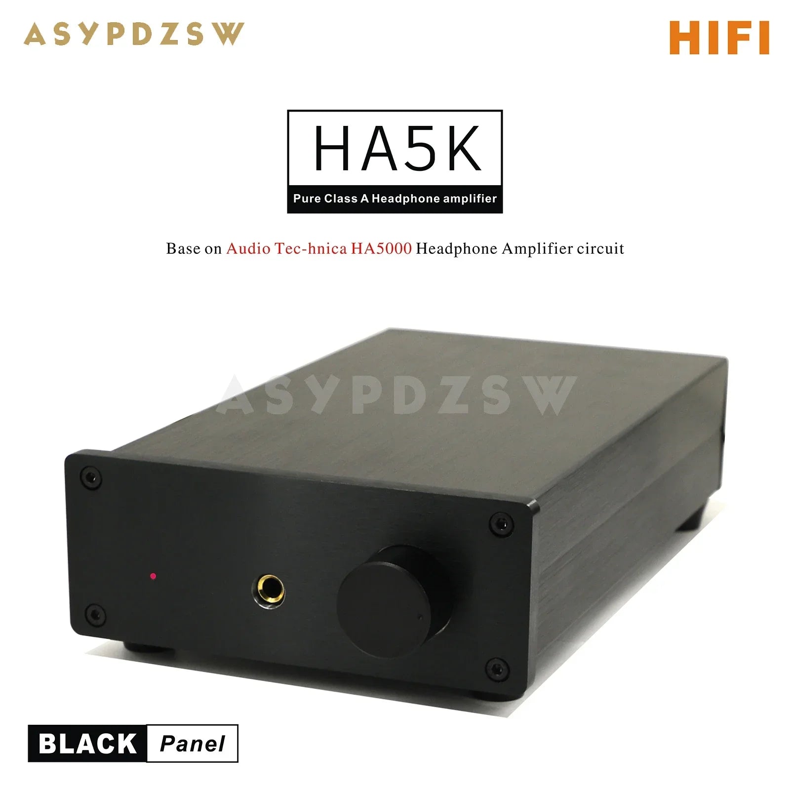HA5K FET Pure Class A Headphone amplifier Base on Audio Tec-hnica HA5000 Amp circuit