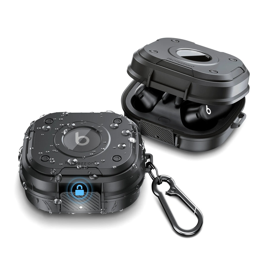 For Beats Powerbeats Pro 2 Case Cover Protective Earbuds Case for Powerbeats Pro 2 2025 Carry Case with Keychain Carabiner