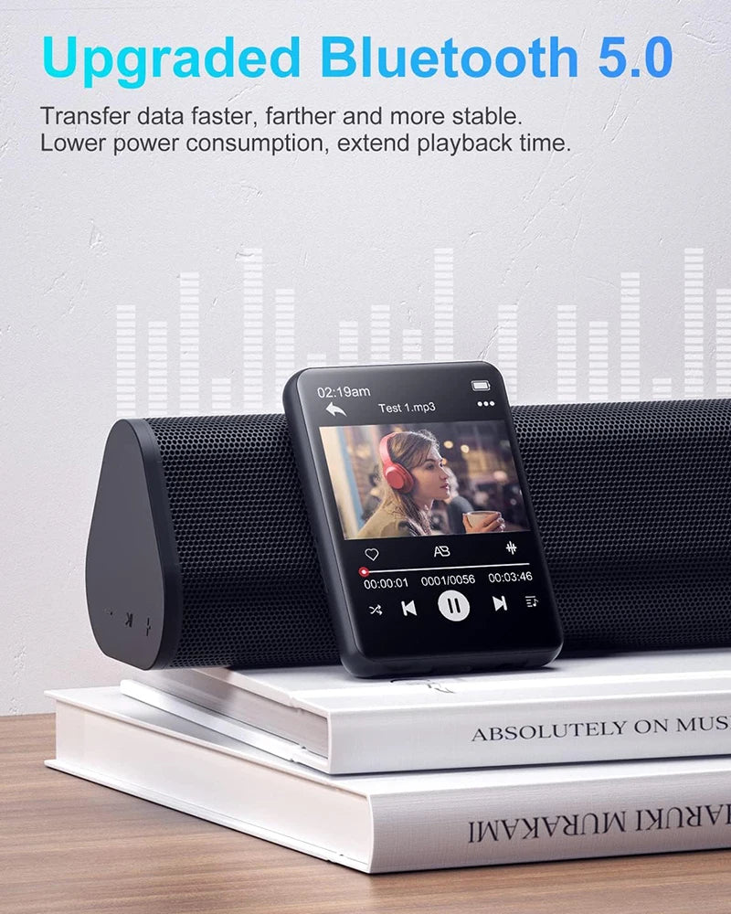 P1 2.4'' Touch Screen Bluetooth Kosher Version 8GB MP3 Player with HD speaker,No FM No Video No Picture MP3 Music Player