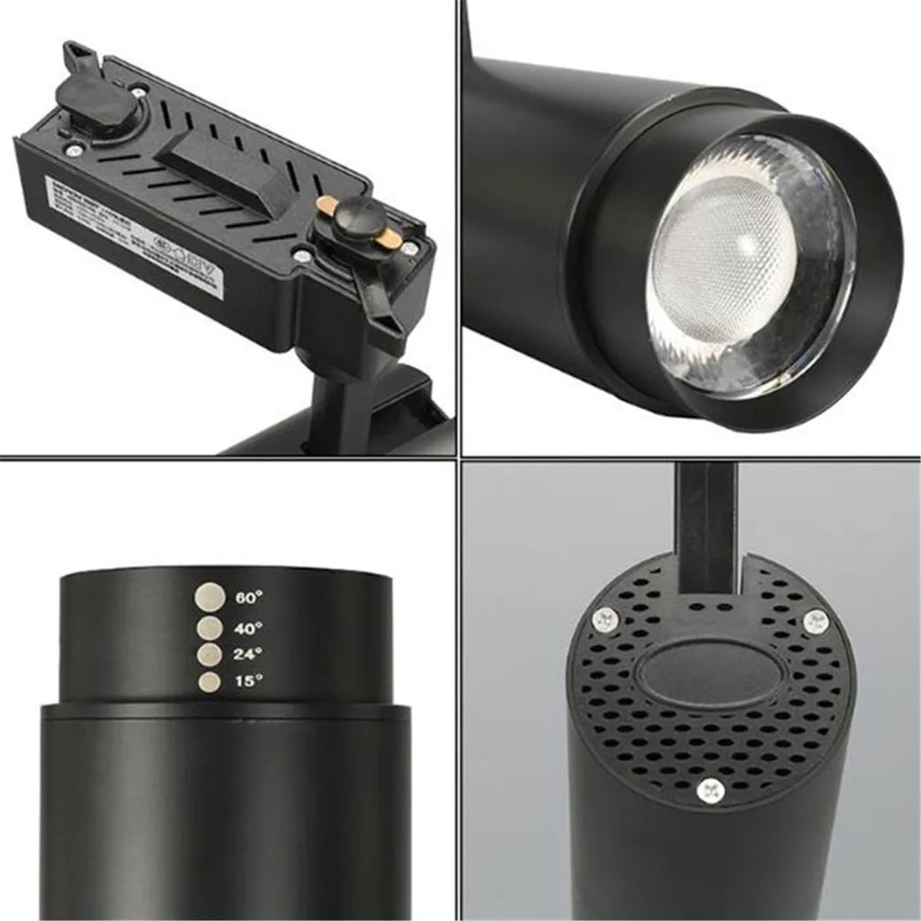 Modern LED Track Spotlights,Zoom ceiling or rail lamp,Adjustable  5/7/10/15/20W Rail Spot,LED Tracking Lights,Rail Lamp Art Deco