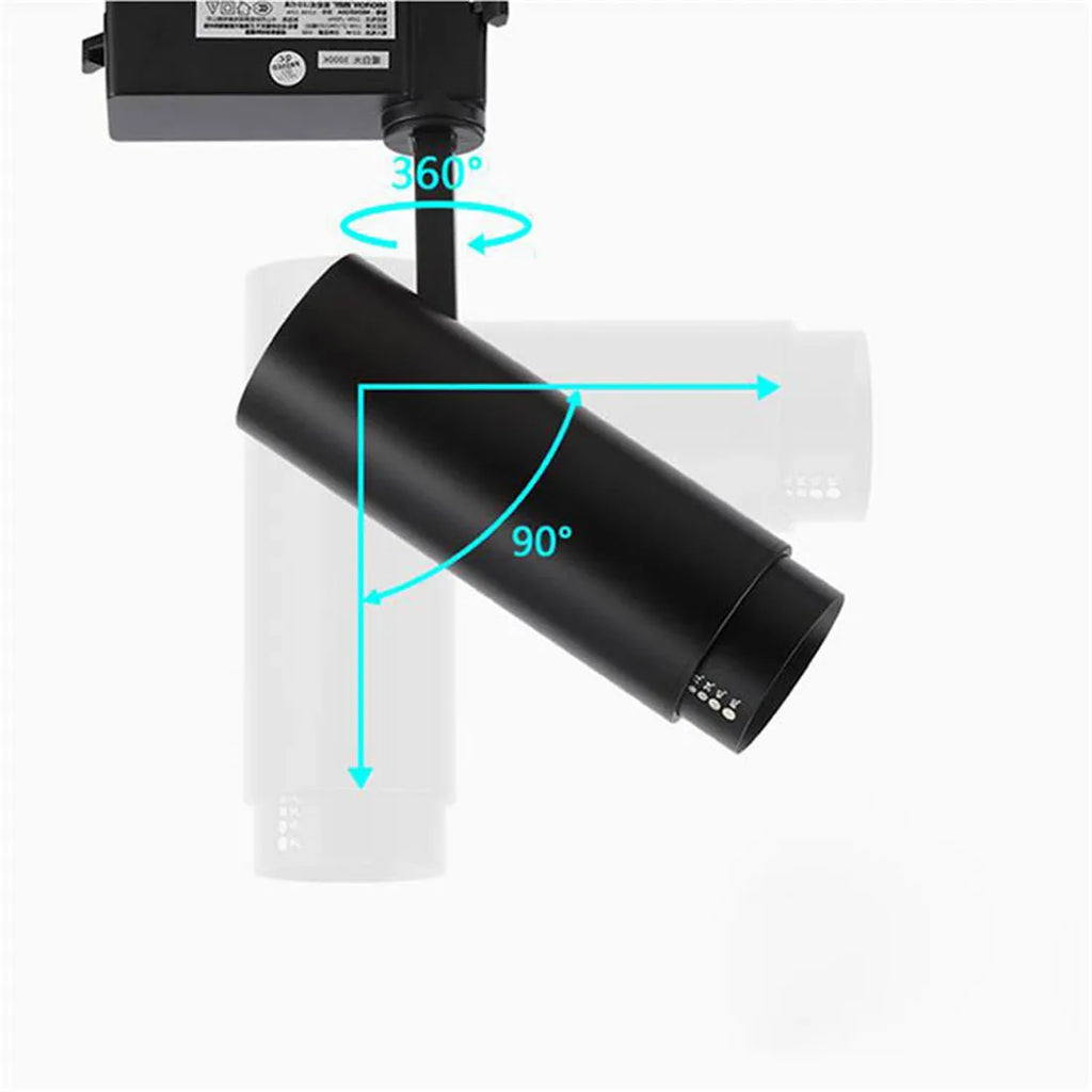 Modern LED Track Spotlights,Zoom ceiling or rail lamp,Adjustable  5/7/10/15/20W Rail Spot,LED Tracking Lights,Rail Lamp Art Deco