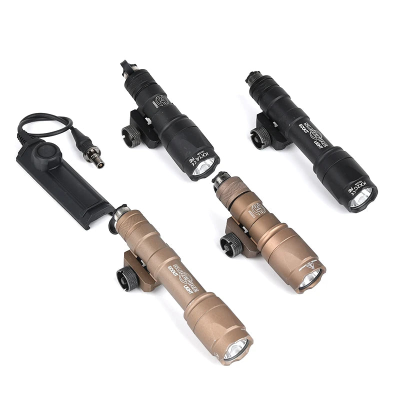 Tactical SureFire M300 M600B M600C Gun Light Picatinny Rail Compatible Flashlight Scout Light Pistol And Rifle Illumination Tool