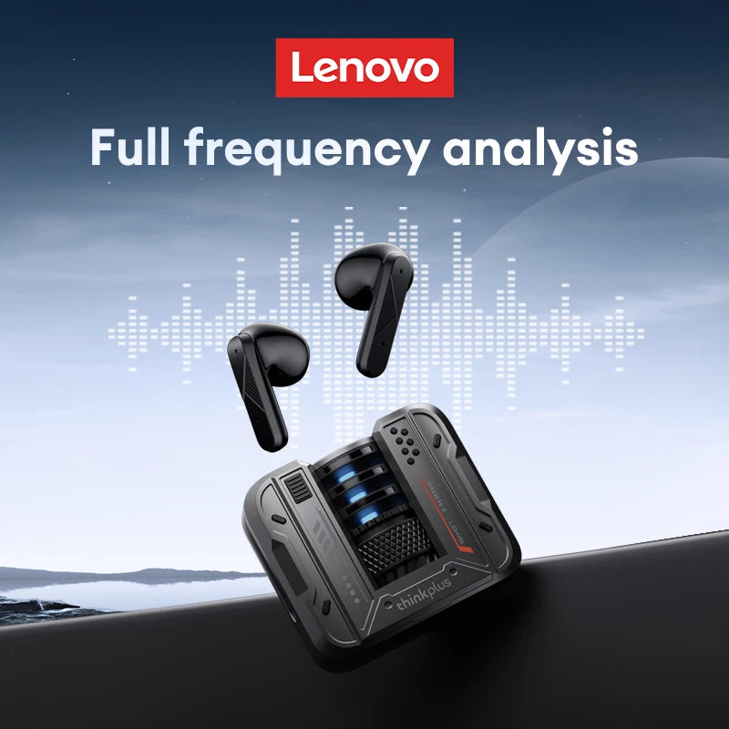 Original Lenovo LP49 Wireless Gaming Earphones Noise Reduction Daul Mode HD Call Earbuds Low Latency Bluetooth 5.4 Headphones