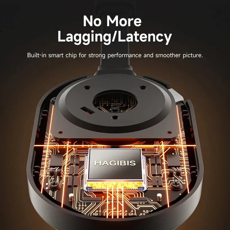 Hagibis Wireless HDMI-Compatible Display Dongle Adapter 4K@60Hz Wireless Extender for Laptop PC Smartphone HDTV Projector IOS